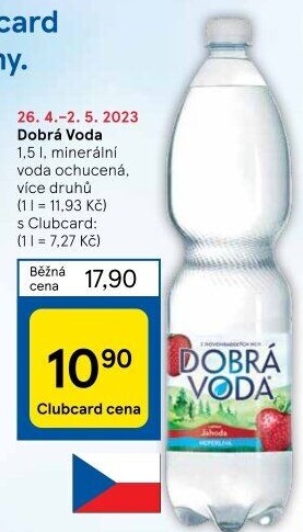 Ochucená voda Dobrá voda