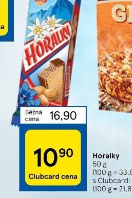 Oplatky Horalky Sedita