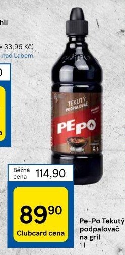 Podpalovač tekutý Pe-Po