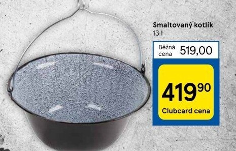 Smaltovaný kotlík