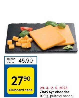 Sýr Cheddar Zlatý sýr