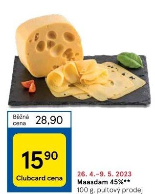 Sýr Maasdamer 45%