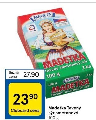 Sýr tavený smetanový Madetka