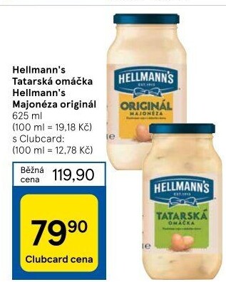Tatarská omáčka Hellmann'