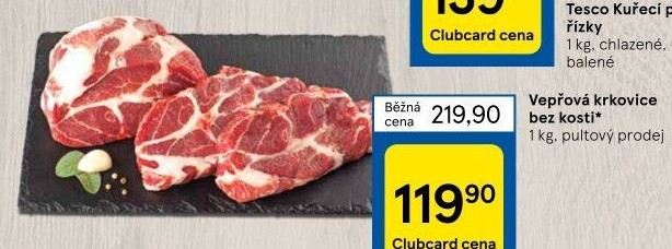 Vepřová krkovice bez kosti