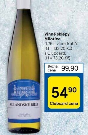 Vína Vinné sklepy Milotice