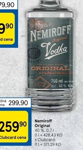 Vodka Nemiroff