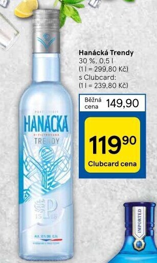 Vodka trendy Hanácká