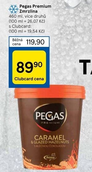 Zmrzlina v kelímku Pegas Premium Prima