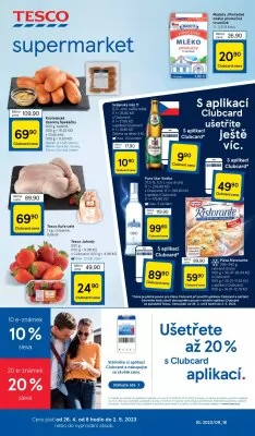 akční leták Tesco 26.4.2023-2.5.2023