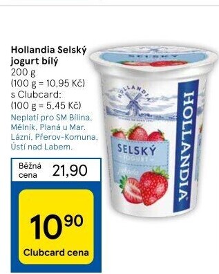 Bílý jogurt selský Hollandia