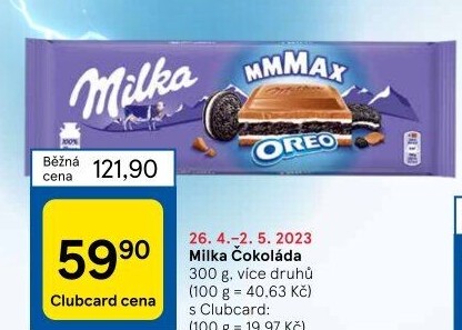 Čokoláda Milka