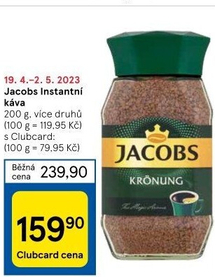 Instantní kávy Jacobs