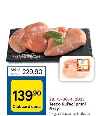 Kuřecí prsní řízky Tesco