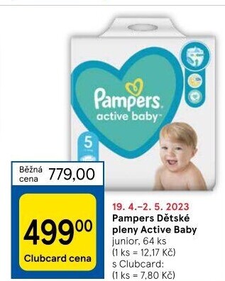 Pleny dětské Active Baby Pampers