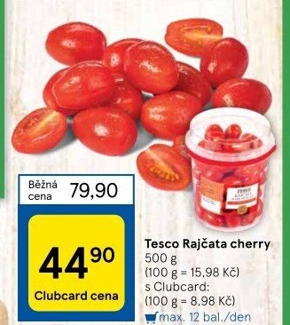 Rajčata cherry Tesco