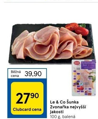 Šunka Zvonařka nejvyšší jakosti LE&amp