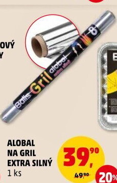 Alobal na grilovaní extra silný Balis