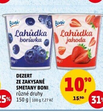 Dezert zakysaný Boni