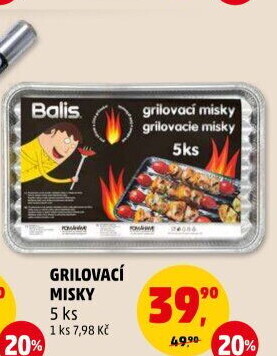 Grilovací tácky Balis