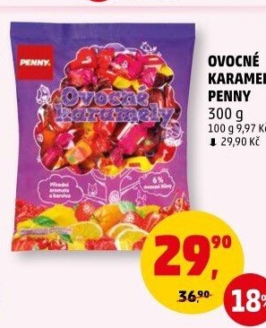 Karamelky ovocné Penny