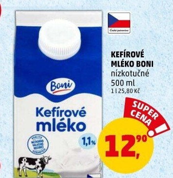 Kefírové mléko Boni