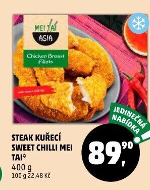 Kuřecí steak sweet chilli mražený Mei Tai Asia