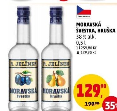 Pálenka Švestka Moravská Rudolf Jelínek