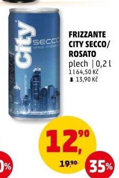 Perlivé víno City Secco
