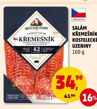 Salám Křemešník kostelecký Kostelecké uzeniny