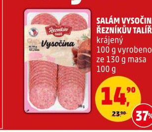 Salám Vysočina Řezníkův talíř