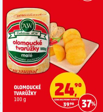 Sýr tvarůžky olomoucké A.W.