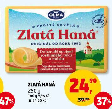 Tuk Zlatá Haná Olma