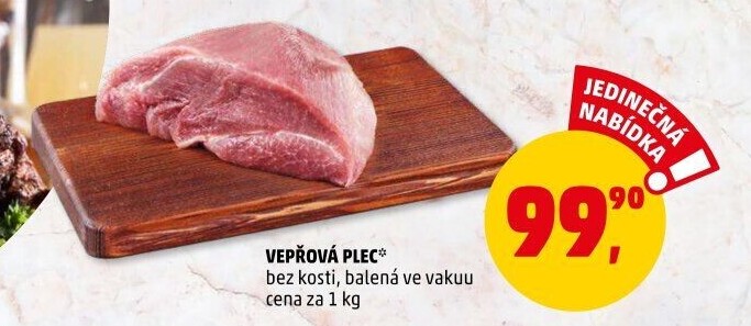 Vepřová plec bez kosti