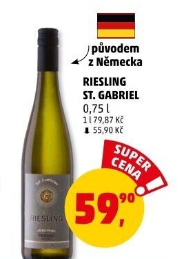 Víno Riesling St. Gabriel