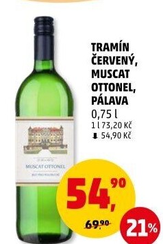 Víno Tramín červený Vinařství Mutěnice