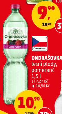 Voda ochucená Ondrášovka