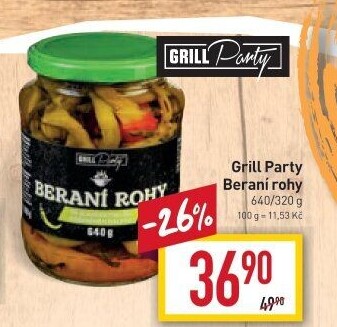 Beraní rohy Grill Party
