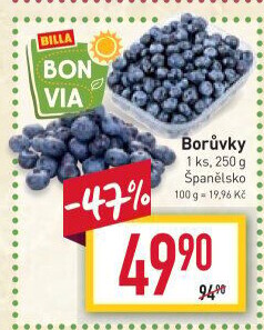Borůvky Billa Bonvia