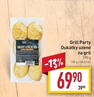 Dukátky uzené na gril Grill Party