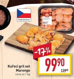 Kuřecí grilovací set Marengo Vodňanské Kuře