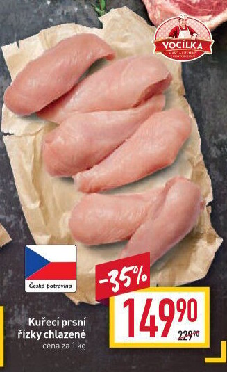 Kuřecí prsní řízky Vocílka