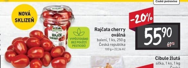 Rajčata cherry Česká farma