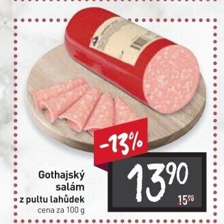 Salám Gothaj Kostelecké uzeniny