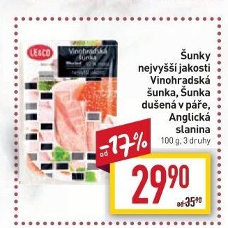 Šunka vinohradská nejvyšší jakosti LE&amp