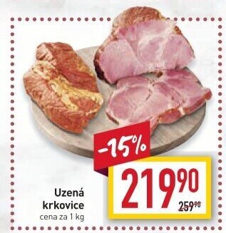 Uzená krkovice