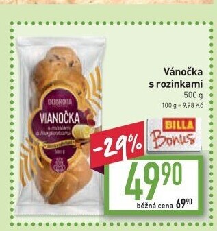 Vánočka máslová Dobrota