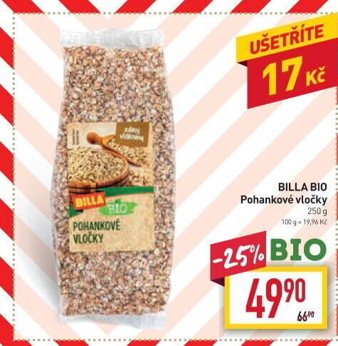 Vločky pohankové Naše Bio Billa