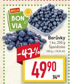 Borůvky Billa Bonvia