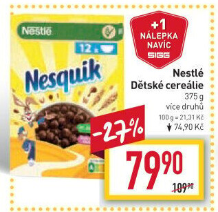 Cereálie Nestlé